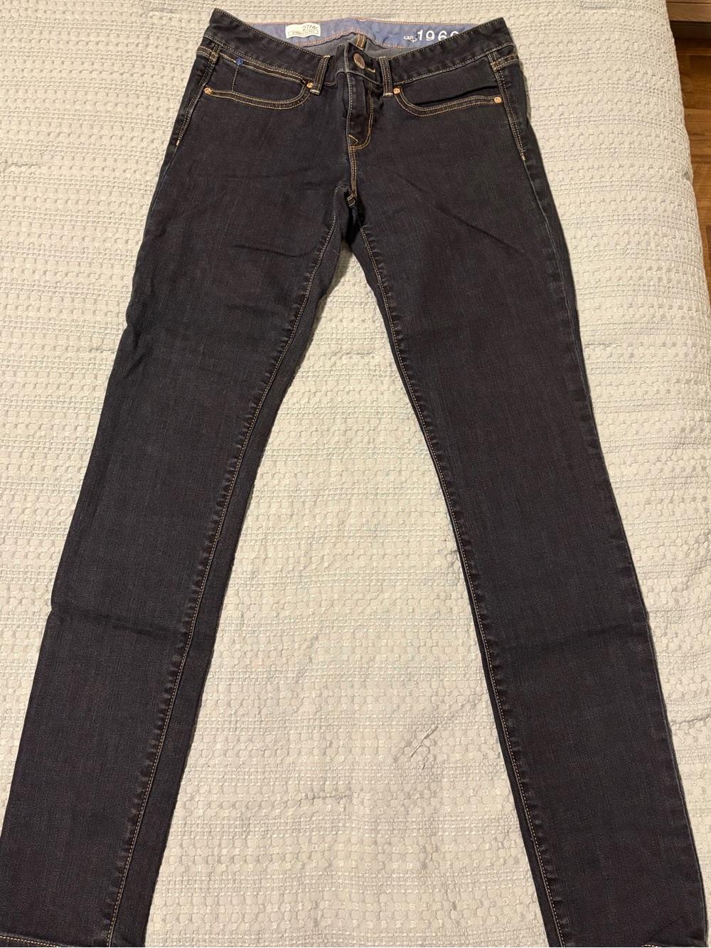 GAP 1969 Women's Dark Gray Skinny Jeans - Picture 4 of 4